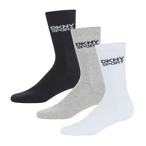DKNY Mens Radde Socks, Black/White Grey, 7-11 UK