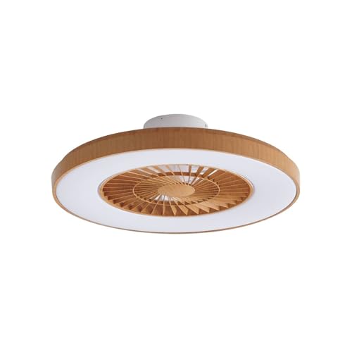 Lindby Ventiladores de techo con iluminación teleo regulable (moderno) en color marrón para, por ejemplo, sala de estar y comedor (1 fuente de luz) desde