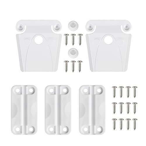 Coolers Plastic Hinges and Plastic Latch Replacement Set, Cooler Replacement Parts for Igloo Cooler, Igloo Hinges and latches Replacement