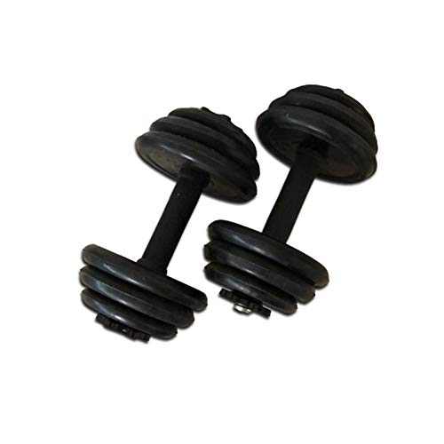 Natural Logistics Caja de Pesas de 10-15kg. 2 Barras, Discos y Tuercas. (10 Kg)