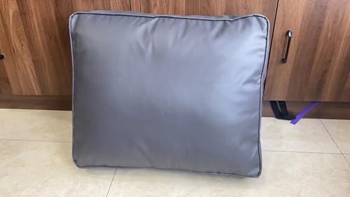 ROFIEJOX Custom Back Cushions,Extra Thick and Comfortable Double-Piped Back Cushion, Pillow with Removable Pillowcase, Zipper, Washable Cover