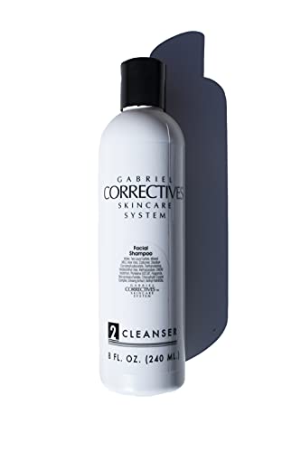 Gabriel Correctives Facial Shampoo 8 oz./ Soothing, Herbal Facial Cleanser/Gentle, Daily Face Cleanser/Water-Based Formula Removes Makeup, Dirt, Impurities/Non-Comedogenic Skincare