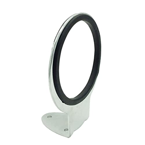 LIFKOME Wall Mounted Hair Dryer Rack Stainless Steel Organizer Shelf with Pad Durable Hair Dryer Storage Holder for Home and Hotel Bathroom Simple Design for Easy