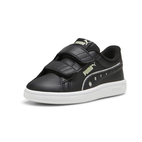 PUMA Toddler Girls Smash 3.0 Dance Party Glitter Slip On Sneakers Shoes Casual - Black2