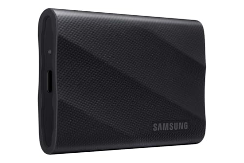 Samsung Portable SSD T9, 4 TB, Disco Duro Externo, Lectura y escritura 2.000 MB/s, USB 3.2 Gen.2x2, Para Profesionales y Creativos, Compatible con PC, Mac, Android y Cámaras 12K, Negro (MU-PG4T0B/EU)