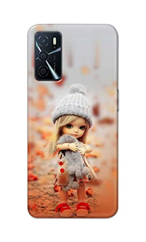 Image of PRINTFIDAA Doll Cute Girl Amazing Beauty Little Kid Child Playing Hard Back Cover for Oppo A16 / Oppo A16s / Oppo A55 5G / Oppo A53s 5G Back Cover -(P6) KAT1001