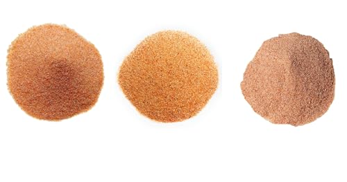 Gemme de Cornaline en poussière fine, lot de 3 sachets de 150 carats orange de haute pureté