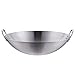 Patelnie kuchenne Patelnie Wok Niepowlekane Profesjonalne Duże Wok Pan Saute Pan Stalowy Uchwyt Saute Pan Wielozadaniowy Wok B 67cm