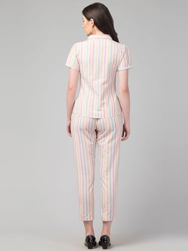 Image of ZUVINO Co Ord Set for Women Co Ord Set || Stylish Office Formal Wear || Cotton Co Ord Set for Summers.