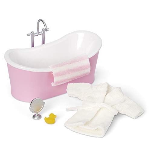 Melody Jane Lundby Dollhouse Bath Tub & Accessory Set Bathroom Furniture 1:18 Scale