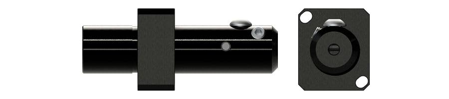 Micro 100 QZST-322L-SR20RIV Star SR20-RIV Holder - Quick Change, 3/16" Internal Dia, 2.510" Reach, 22 mm Shank Dia, 3.494" OAL,