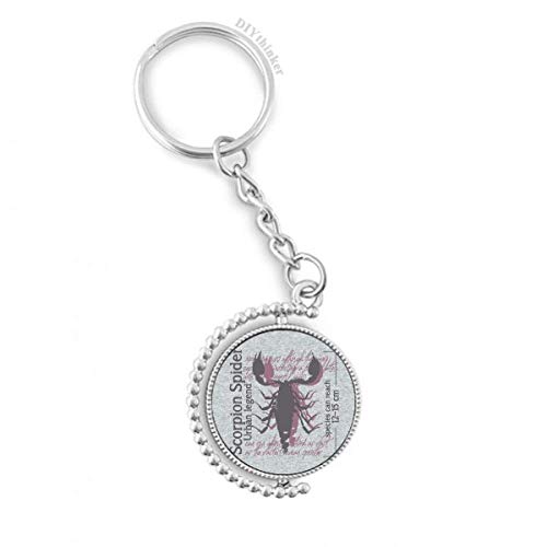 Porte-clés rotatif homard marine organism DIYthinker 3x9 cm