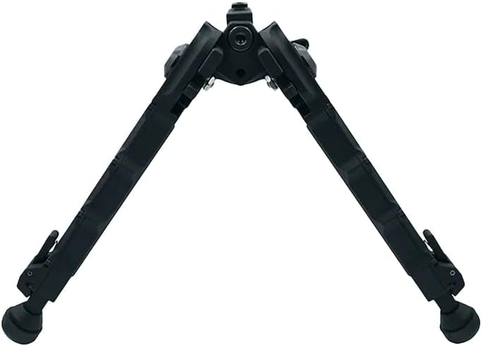 Accu-Tac Hunting Firearm SPEC-5 Bipod, 6061 T6 Aluminum, Type III Hard Anodized Black, Extended Height, Quick Attach (MLSB-0005)