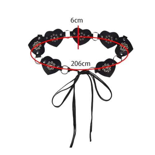 Women Belt Punk Belt Waist Belt Western for Hot Girls Decorative Belt Dress Belt2