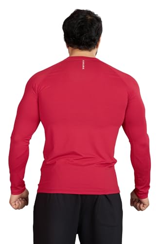 Image of FUAARK Men's Full Sleeves Gym Slim Fit T-Shirt