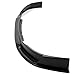 HECASA Front Bumper Lip Compatible with 2013-2014 Ford Mustang GT Lower Spoiler PP Plastic Black 3Pcs