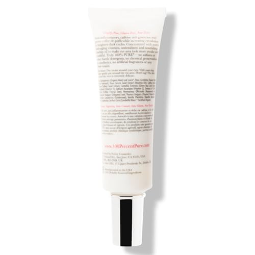 100% Pure Caffeine Eye Cream, Organic Coffee Bean 30ml (30 g) - Image 8