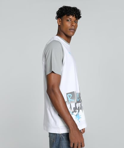 Puma Men's Printed Regular Fit T-Shirt