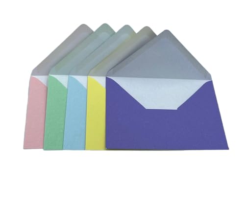 House of Card & Paper C6 114 x 162 mm Envelope - Assorted (Pack of 100), Multicolor - Image 4