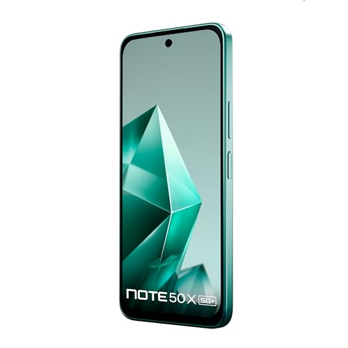 Image of Infinix Note 50x 5G+ (Sea Breeze Green, 8GB RAM, 128GB Storage) | MediaTek Dimensity 7300 | 5500mAh Solid Core Battery | Military Grade Durability (Without Offers)