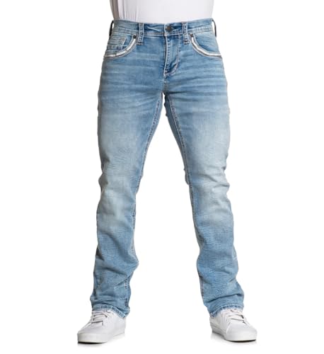 American Fighter Men's Legend River Denim Jeans, Slim Straight Fit2