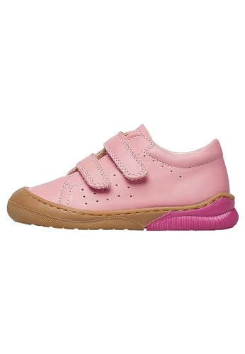 Chaussures premiers pas en cuir avec velcro Naturino Gabby VL rose