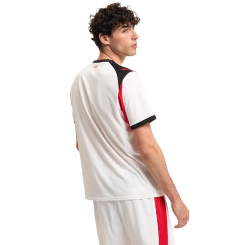 A.C. Milan Maglia Gara Away Temporada 2025/2026, Camiseta de fútbol, Producto Oficial, Color Blanco, L Unisex Adulto