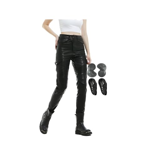 Pantalon de moto en cuir PU imperméable XL vêtement de route robuste