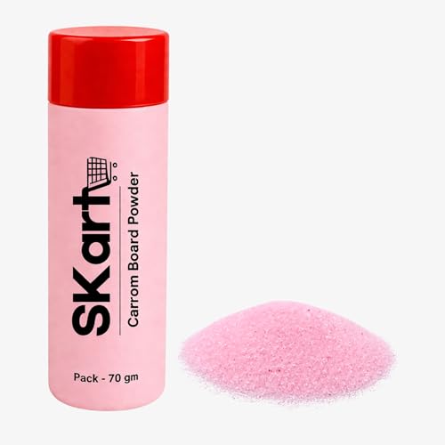 Image of Skart Disco Carrom Powder 70g | Fine Quality Smooth & Extra Smooth Powder for Fast Strikes | Friction-Free Play, Precise Shots | Long Lasting Carrom Board Powder for Home & Club Use