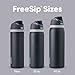 Owala FreeSip Insulated Stainless Steel Water Bottle with Straw, BPA-Free Sports Water Bottle, Great for Travel, 40 Oz, Denim