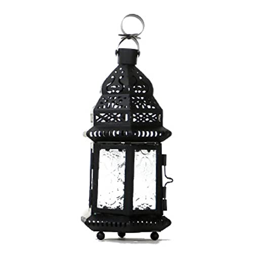 Lanterne à bougie de jardin marocaine en verre pour illuminer vos soirées d'été