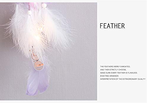 Sarekung Piuma Dream Catcher Mobile LED luci Fata