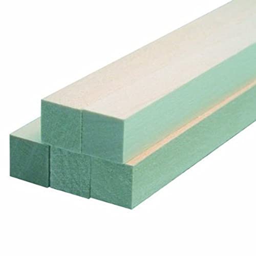 Midwest Products 4099 Micro-Cut Quality Basswood Strip Bundle, 0.5 by 0.5 by 24-Inch