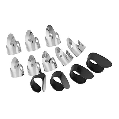 Protecteur de médiators de pouce, plastique métal mieux jouer match parfait 12 pièces design ouvert idéal présent… - Les Beatles, Paul McCartney, John Lennon, RIngo Starr, George Harrison Protecteur de médiators de pouce, plastique métal mieux jouer match parfait 12 pièces design ouvert idéal présent… – Image 4