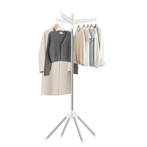 SUYU Clothes Drying Rack, Foldable Drying Rack Clothing, Laundry Drying Rack, 59-Inch Indoor Clothes...
