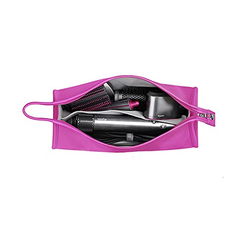 BUBM Travel Storage Bag Compatible with Dyson Airwrap Styler, Portable Travel Organizer for Airwrap Styler and Attachments,Rose