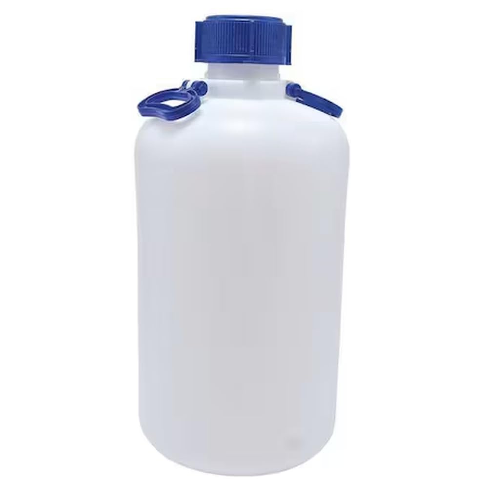 Carboy,25 L,565 mm H,White