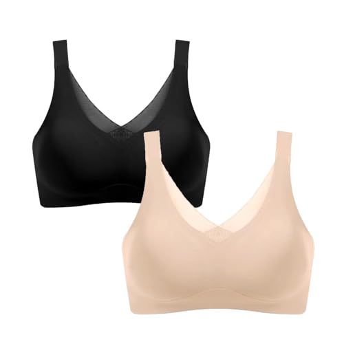 Soutiens-Gorge De Mastectomie sans Couture pour Femmes avec Poches pour Prothèses Mammaires,...