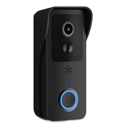 Videoportero con cámara de alta definición, Timbre de vídeo 1080P 5G WiFi Dual timbre de puerta exterior impermeable IP54 batería intercomunicador hogar inteligente puerta inalámbrica teléfono cámara