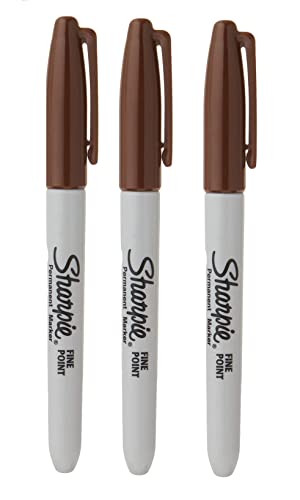 Sharpie Pennarelli Indelebili, Punta Fine, 3 Pezzi Fine Earthen