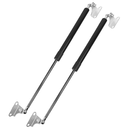 500MM 250N/25KG Amortiguadores con resortes de gas, Soporte hidráulico de amortiguador de presión de gas con resorte de gas tipo L de 2 piezas Para caja de almacenamiento, tapa, armario, escotilla