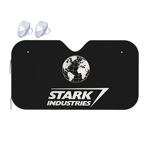 STARK INDUSTRIES 1 (1) 車のサンシェードとフロントガラス用車のフロントガラス車のカバー遮光と断熱折りたたみ式フロントガラスサンシェード吸盤付き車の窓サンシールド