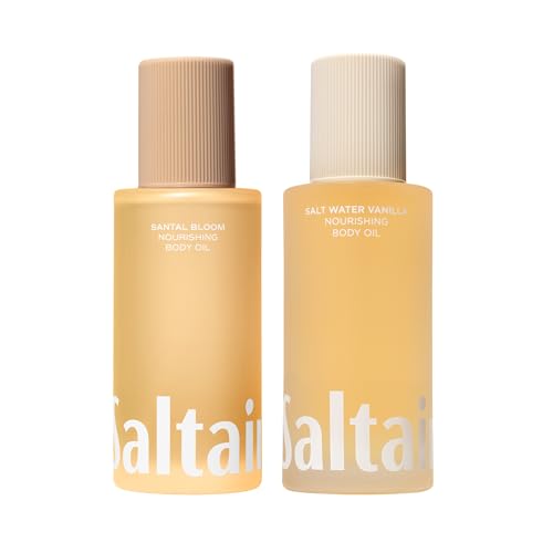 Saltair Body Oil Bundle | Golden Hour & Salt Water Vanilla | 2x 4 fl oz | Coordinated formulas for comfortable daily care easy layering and a soft-feeling finish product thumbnail 3