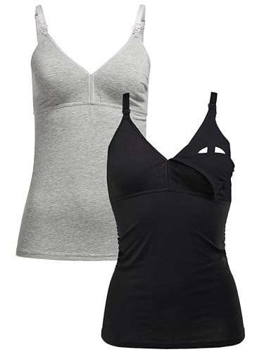 Herzmutter Stilltops Baumwolle OekoTex 100 - einfache Stillfunktion -...