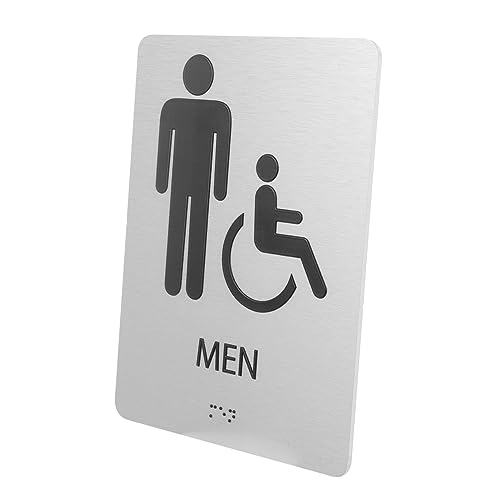 Plaque toilette braille signalétique pour espaces publics et bureaux