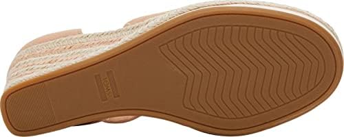 TOMS Women's Marisol Wedge Sandal, Sandy Beige, 6 | Image 4
