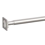 TOMOYASU つっぱり棒 クラシカ Mサイズ 76-132cm スクエア シルバー C-F-1 おしゃれ 突っ張りアイアン テンションロッド