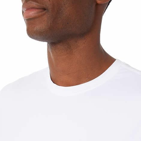 32 Degrees Men's Cool Tee, 3-Pack (US, Alpha, Medium, Regular, Regular, White) - Image 2