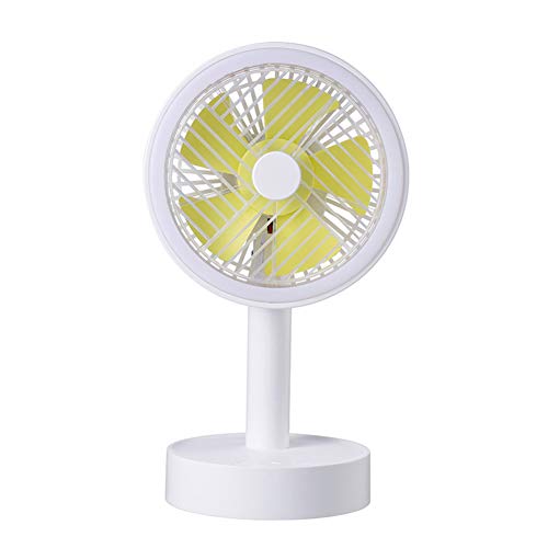 Verstellbarer LED-Ventilator für den Schreibtisch, tragbar, USB wiederaufladbar, für Smartphone, YouTube, Selbstporträt, Videoaufnahmen,