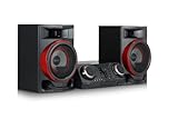 Mini System LG XBOOM - 2350W RMS, Graves Potentes, Karaokê, DJ Set e Party Speaker - CL87